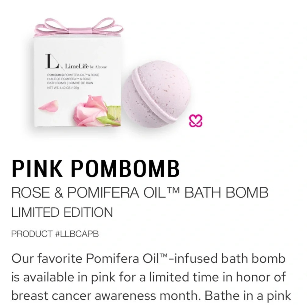 LimeLife by Alcone Pombomb Bath Bomb